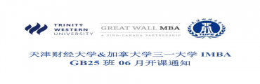 【6月开课通知】天津财经大学&加拿大西三一大学国际MBA《人力资源管理》